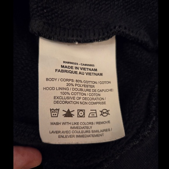 Miami Heat Hoodie XL Navy Nike Vice City Edition Essential Logo Pullover NBA - Picture 7 of 9